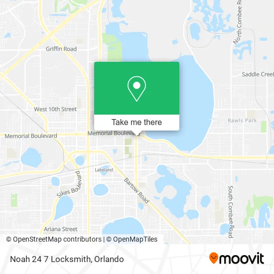 Mapa de Noah 24 7 Locksmith
