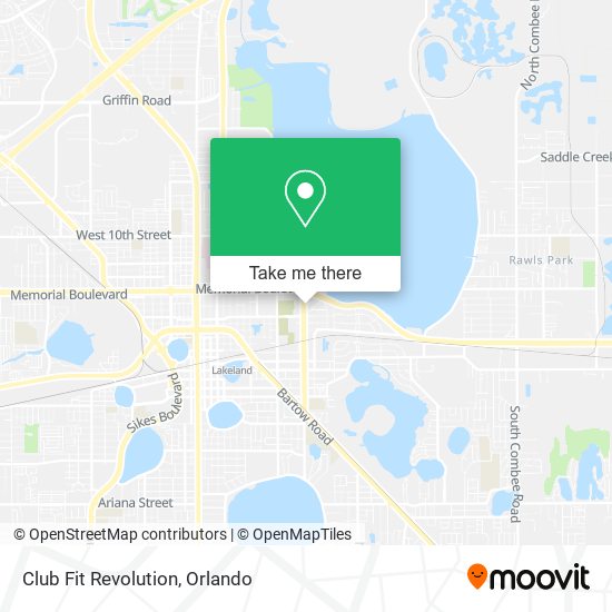 Mapa de Club Fit Revolution