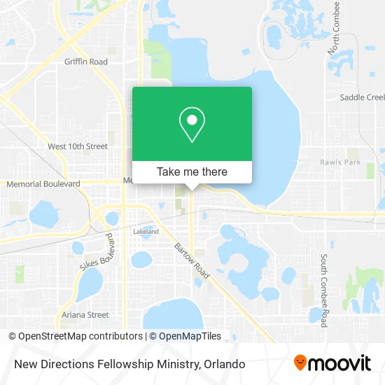New Directions Fellowship Ministry map