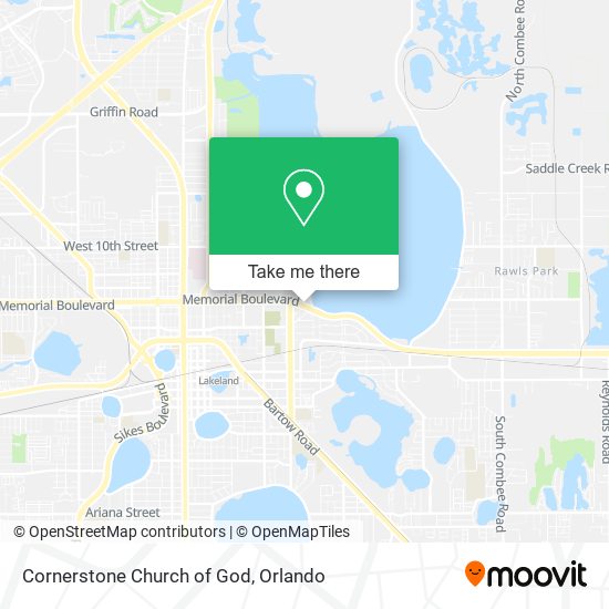 Cornerstone Church of God map