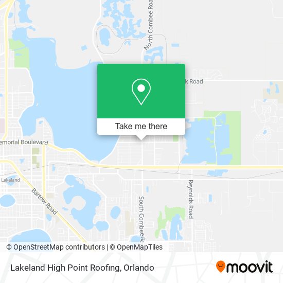 Lakeland High Point Roofing map