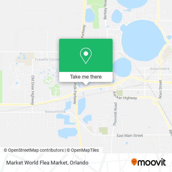 Mapa de Market World Flea Market