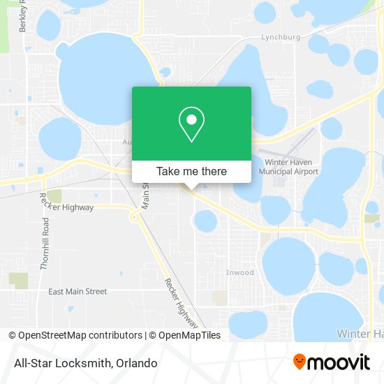 Mapa de All-Star Locksmith