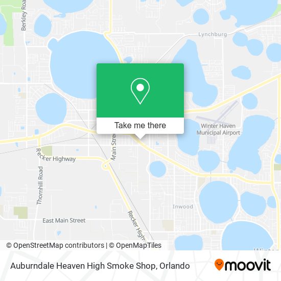 Auburndale Heaven High Smoke Shop map