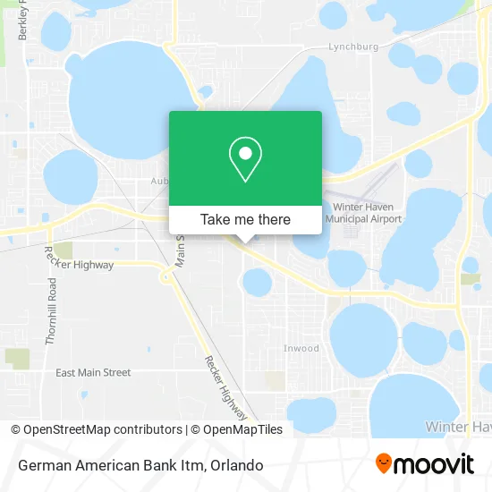 German American Bank Itm map