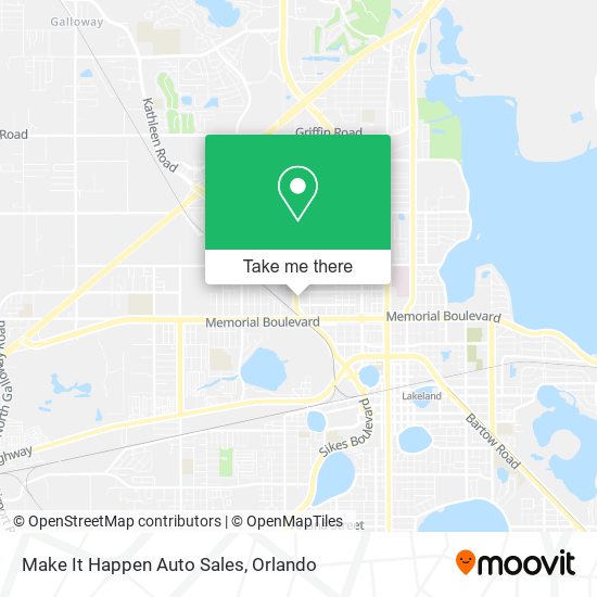 Make It Happen Auto Sales map