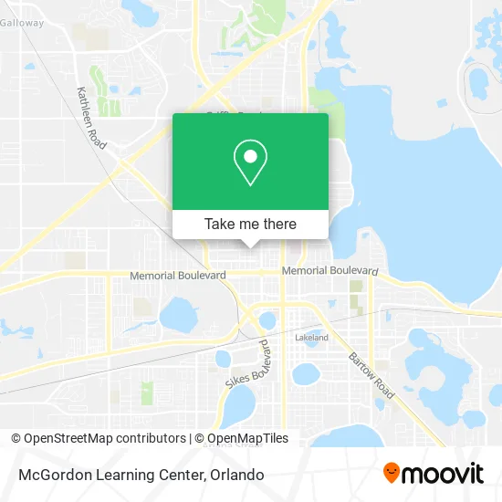 McGordon Learning Center map