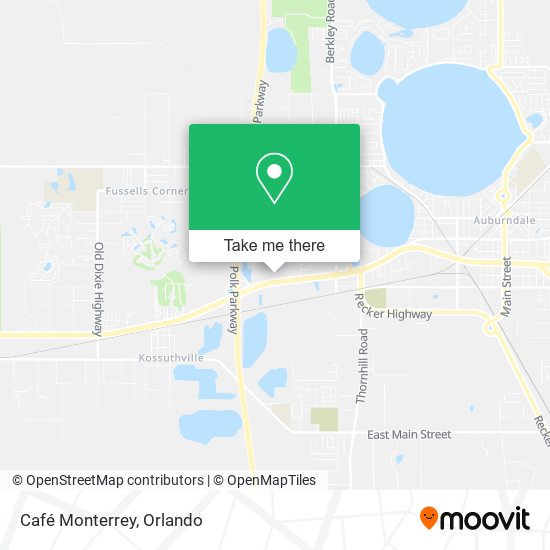 Mapa de Café Monterrey