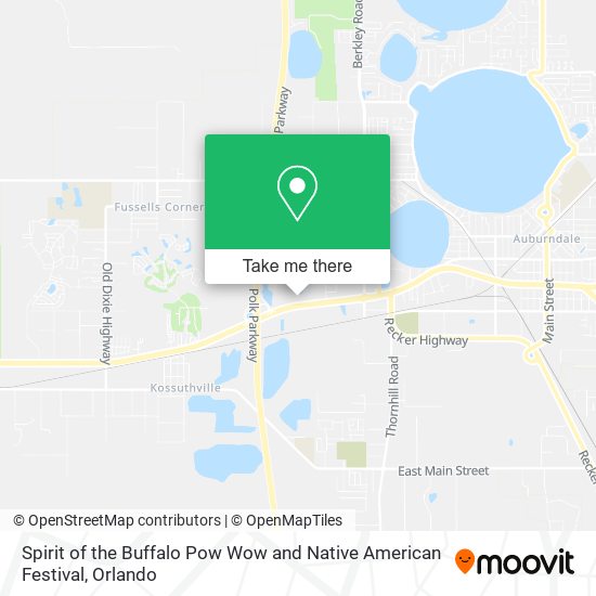 Spirit of the Buffalo Pow Wow and Native American Festival map