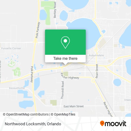 Northwood Locksmith map