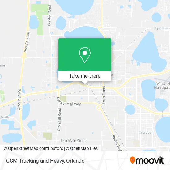 CCM Trucking and Heavy map