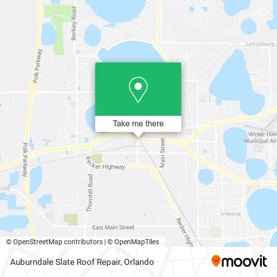 Auburndale Slate Roof Repair map