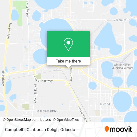 Mapa de Campbell's Caribbean Deligh