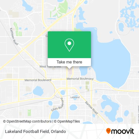 Lakeland Football Field map