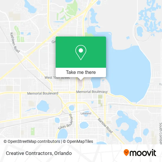 Creative Contractors map