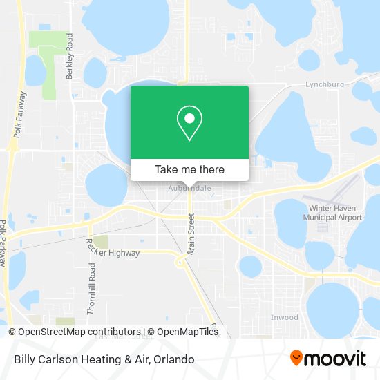 Mapa de Billy Carlson Heating & Air