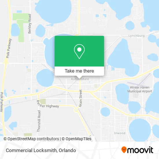 Commercial Locksmith map