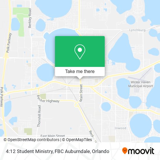 4:12 Student Ministry, FBC Auburndale map