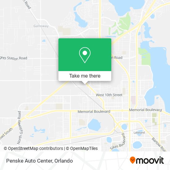 Penske Auto Center map