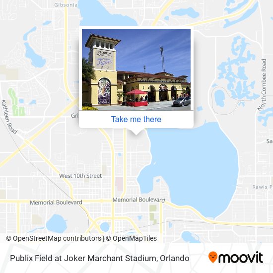 Mapa de Publix Field at Joker Marchant Stadium