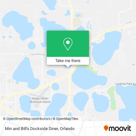 Mapa de Min and Bill's Dockside Diner