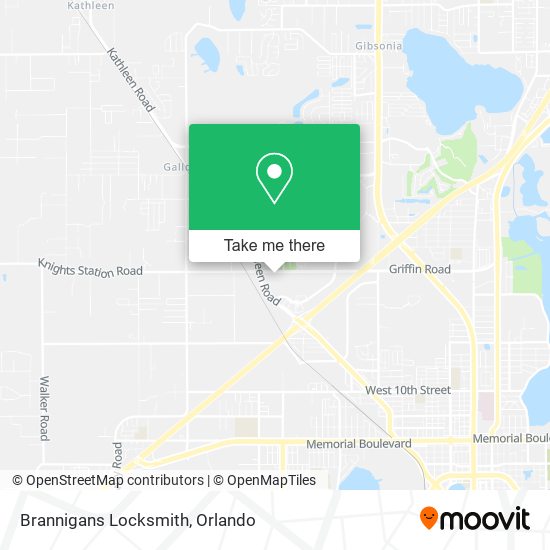 Brannigans Locksmith map