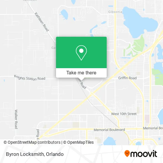 Byron Locksmith map