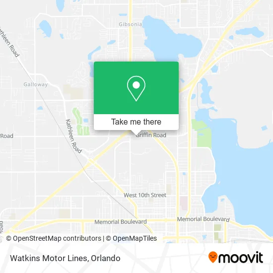 Watkins Motor Lines map
