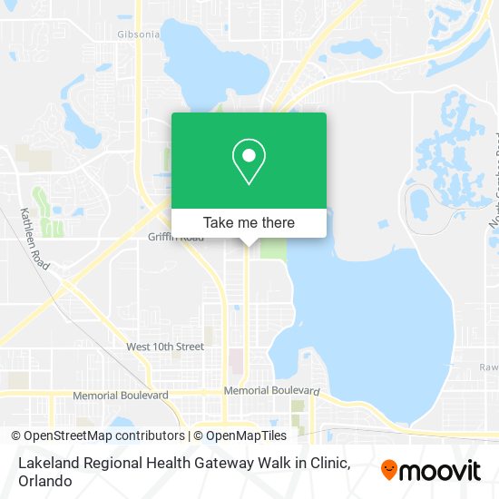 Mapa de Lakeland Regional Health Gateway Walk in Clinic