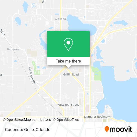 Coconuts Grille map