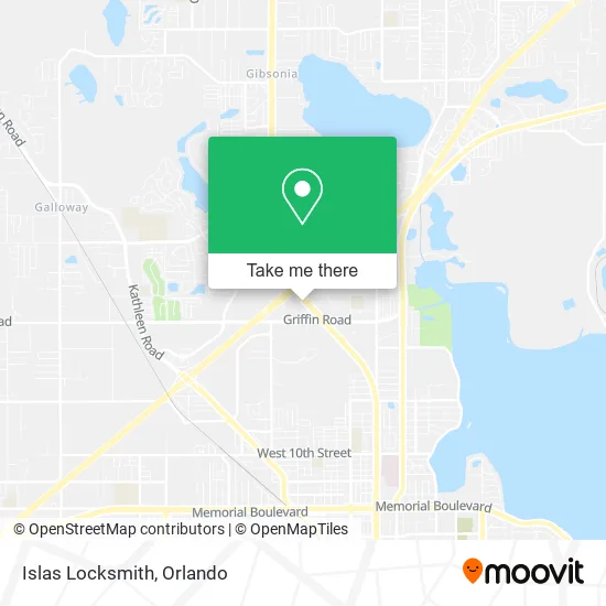 Islas Locksmith map
