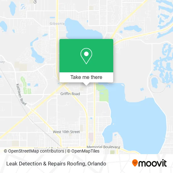 Leak Detection & Repairs Roofing map