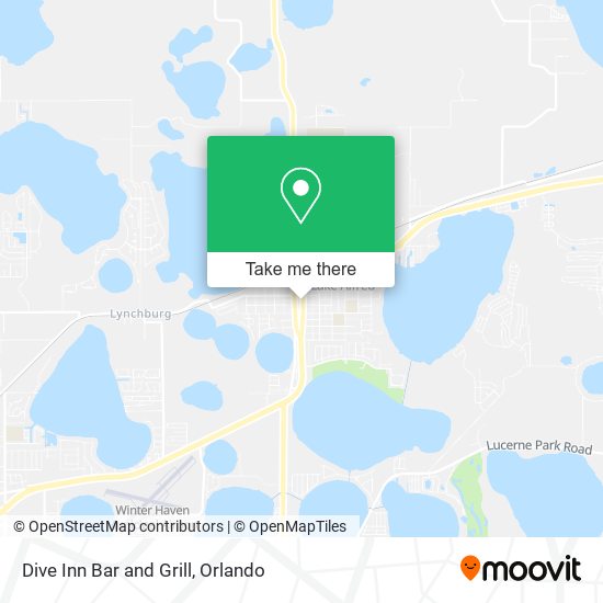 Mapa de Dive Inn Bar and Grill