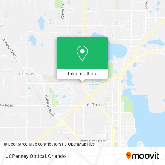 Mapa de JCPenney Optical