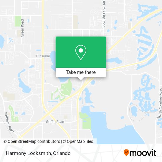 Mapa de Harmony Locksmith