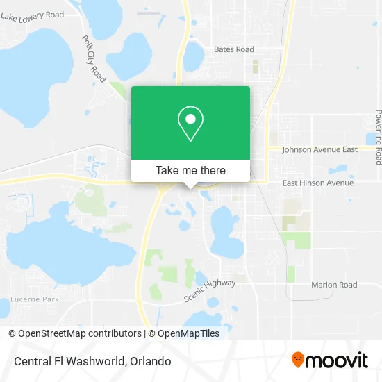 Central Fl Washworld map