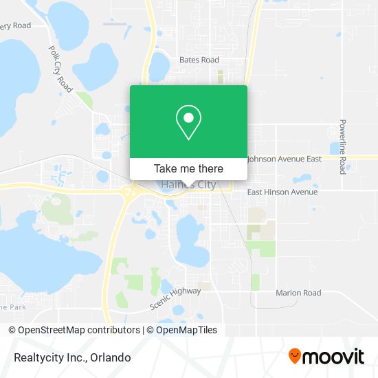 Realtycity Inc. map