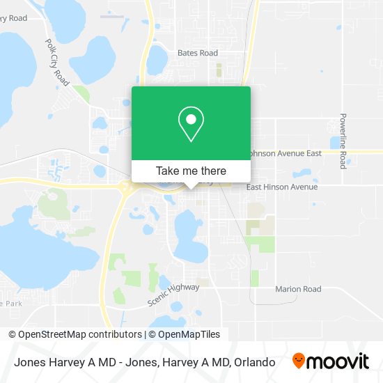 Mapa de Jones Harvey A MD - Jones, Harvey A MD