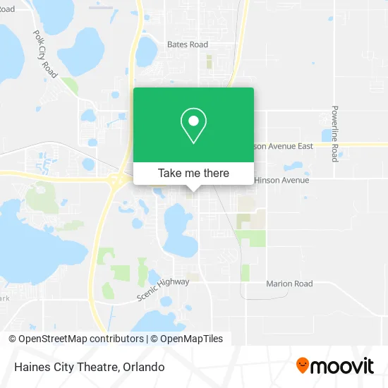 Haines City Theatre map