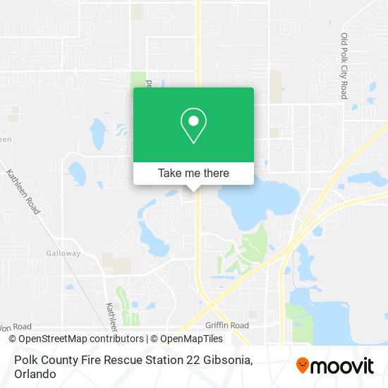 Polk County Fire Rescue Station 22 Gibsonia map