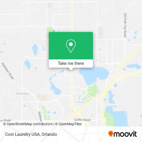 Coin Laundry USA map