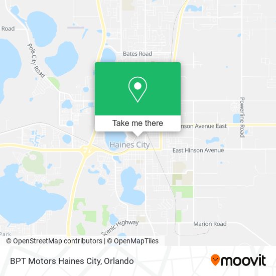 BPT Motors Haines City map
