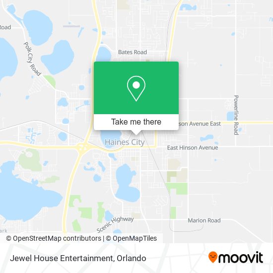 Jewel House Entertainment map