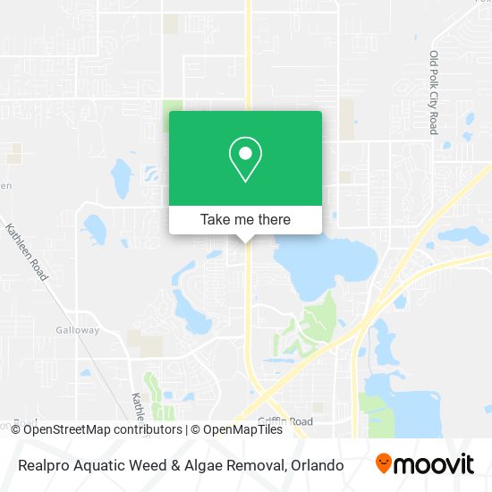 Realpro Aquatic Weed & Algae Removal map