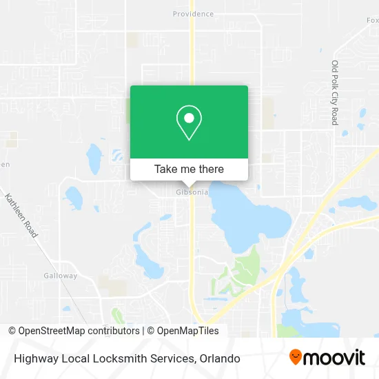 Highway Local Locksmith Services map