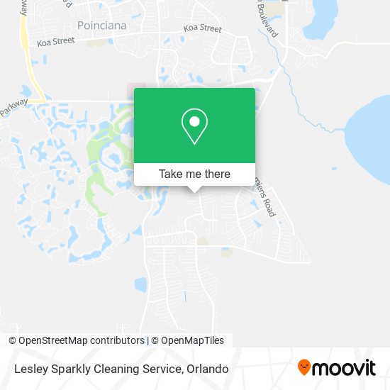 Mapa de Lesley Sparkly Cleaning Service