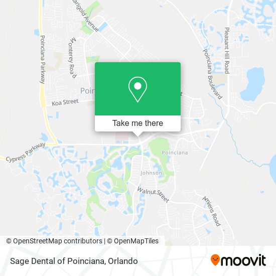 Sage Dental of Poinciana map