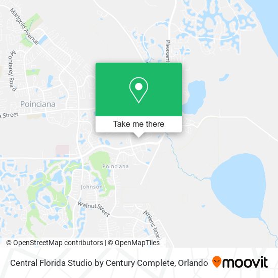 Mapa de Central Florida Studio by Century Complete