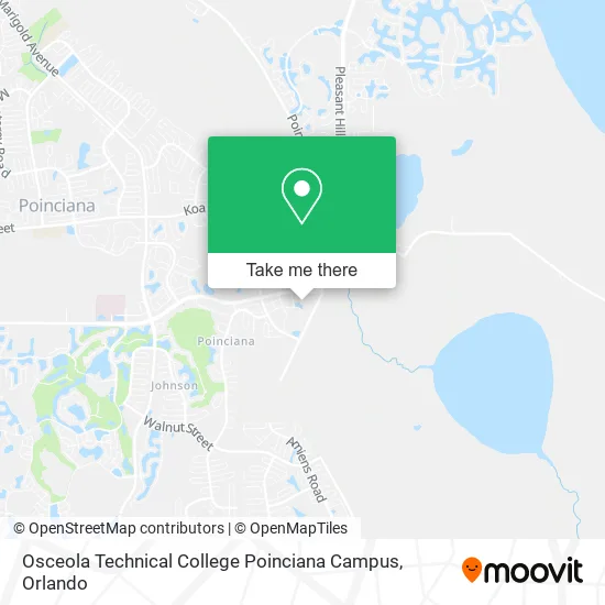 Mapa de Osceola Technical College Poinciana Campus