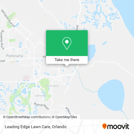 Leading Edge Lawn Care map